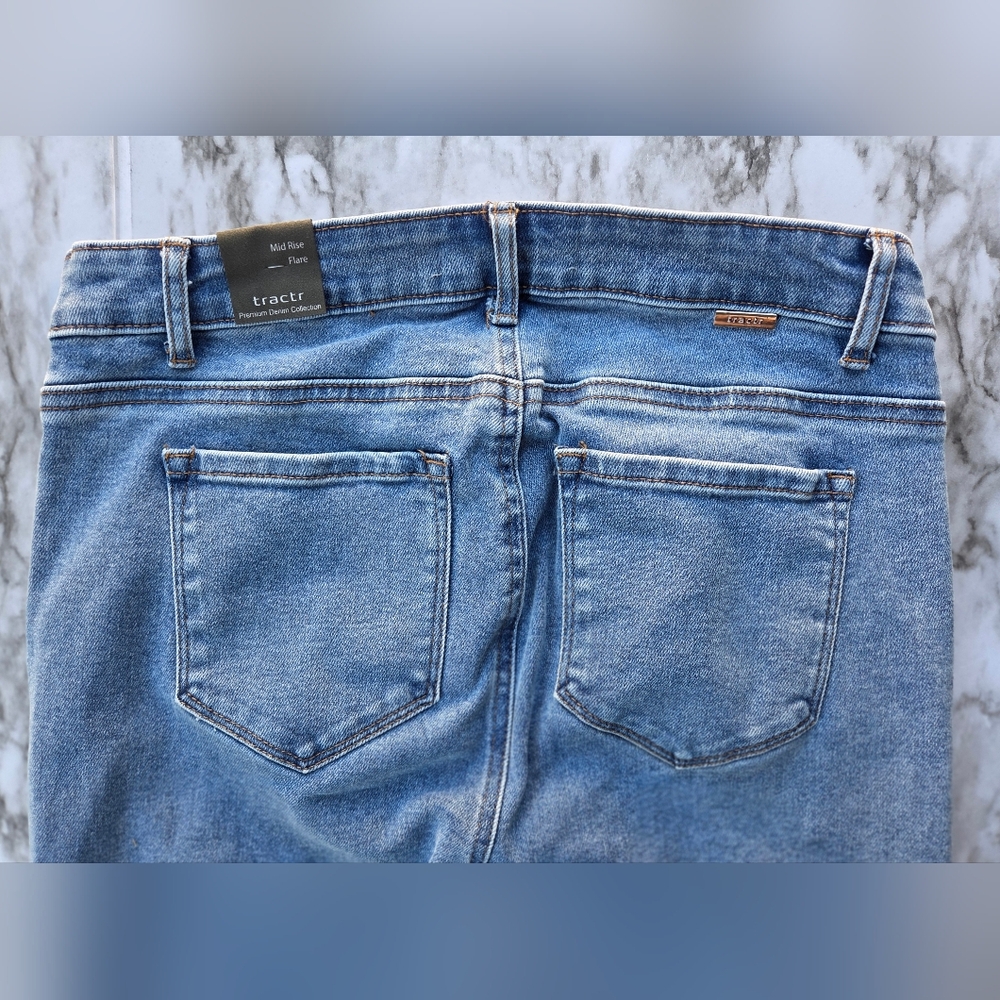 Tractr Light Blue Flare Jeans - Picture 10 of 14
